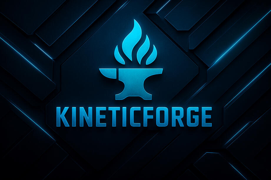 KineticForge KineticForge — sovereign performance-tracking platform built on Microsoft Power Platform; glowing forge emblem evokes controlled energy and ethical AI automation within EU digital sovereignty standards.